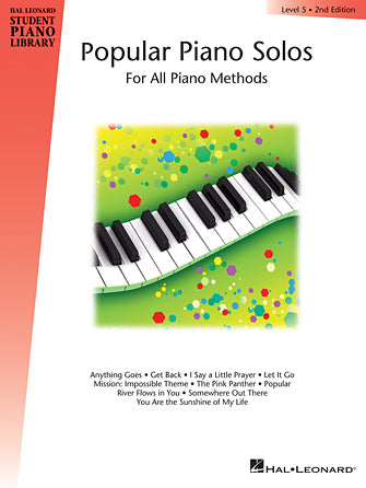Hal Leonard Popular Piano Solos Level 5