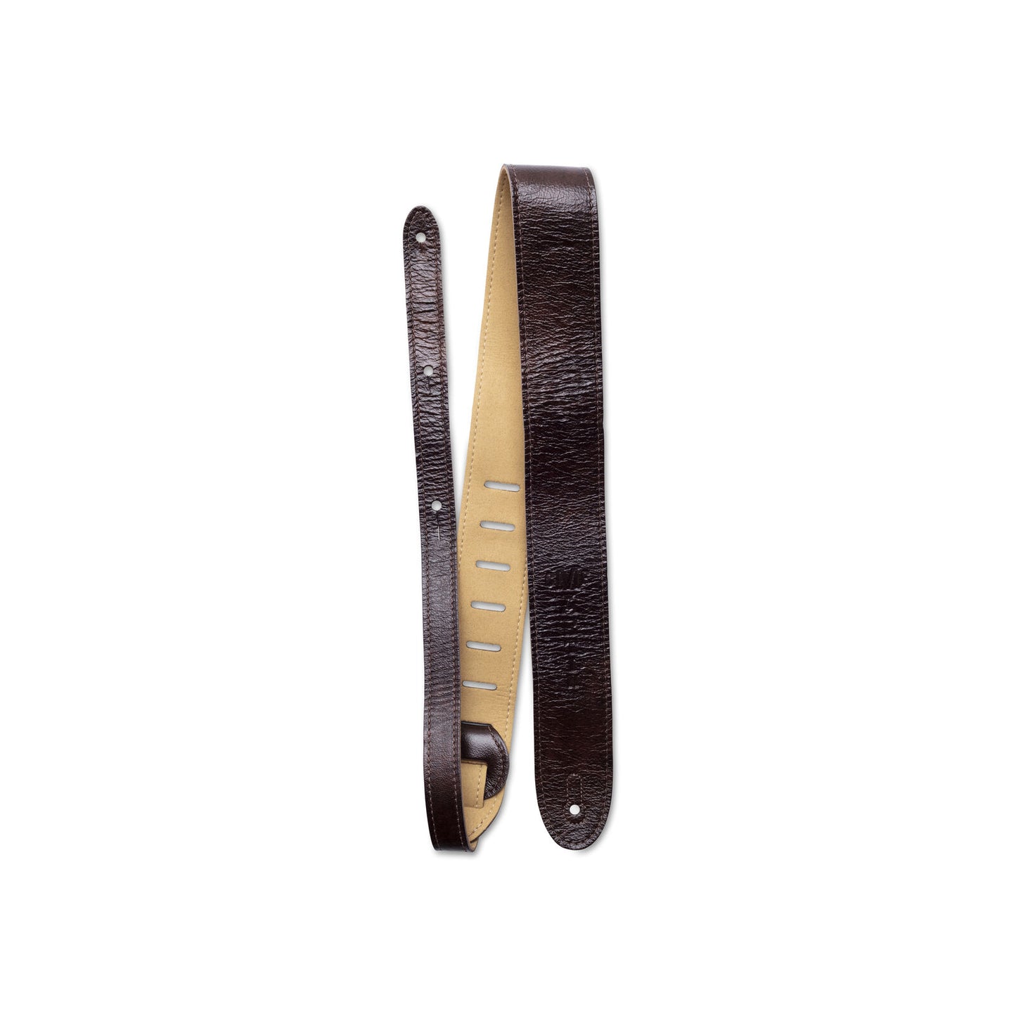 Martin Italian Leather/Suede Back Guitar Strap - Brown 18A0100