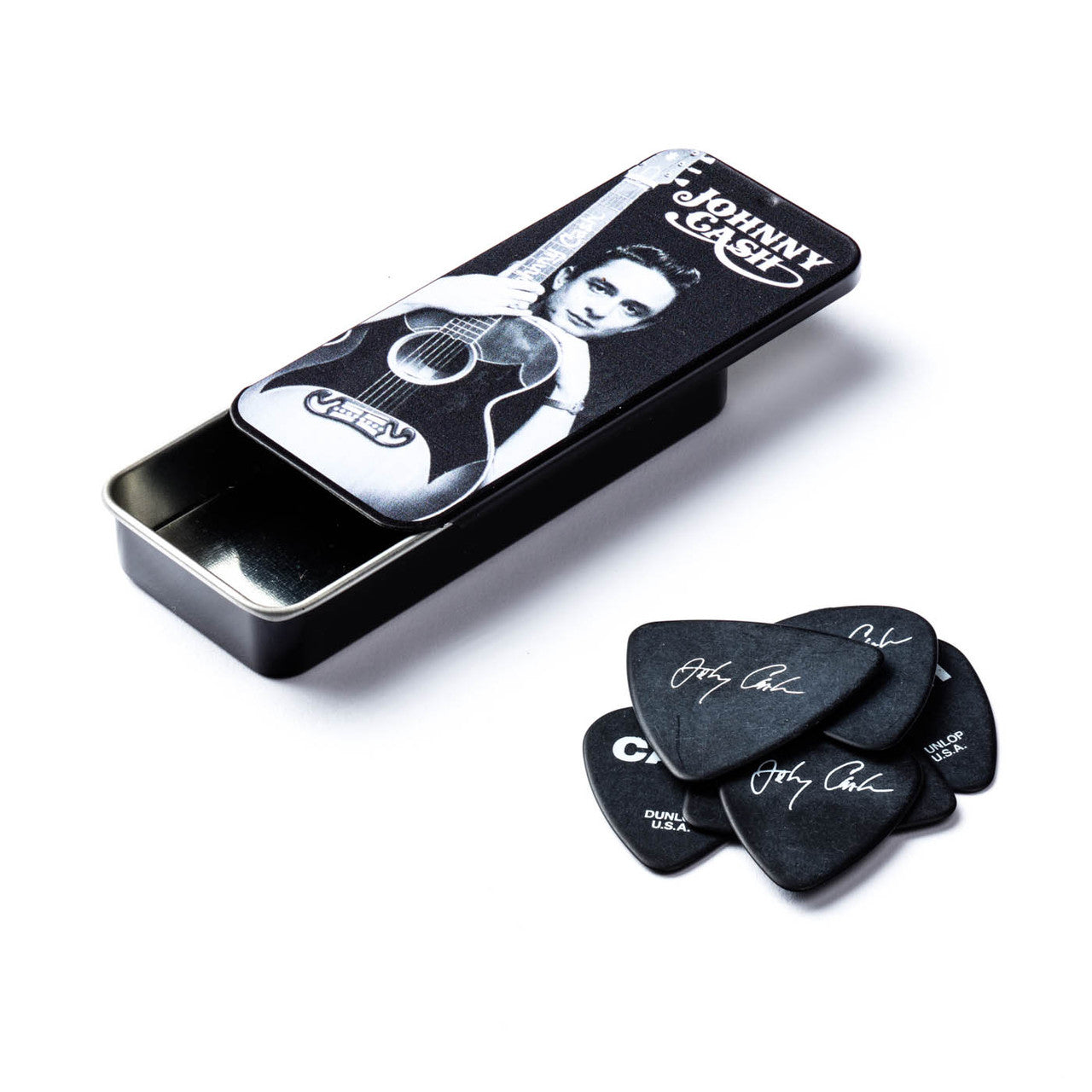 Dunlop Johnny Cash Pick Holder & Picks