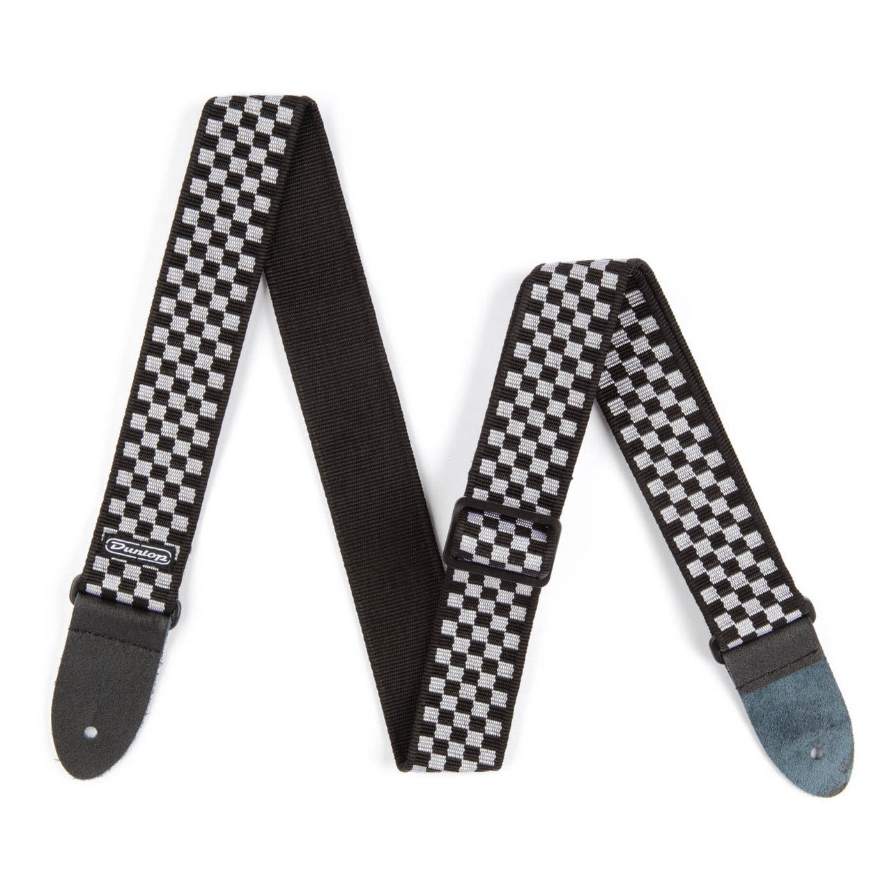 Dunlop D38-31 Guitar Strap B&W Check