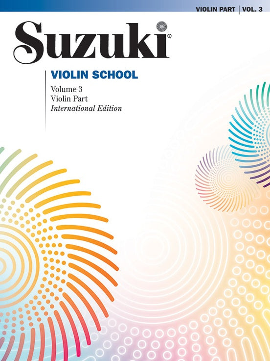 Suzuki Violin School Vol 3 w/CD