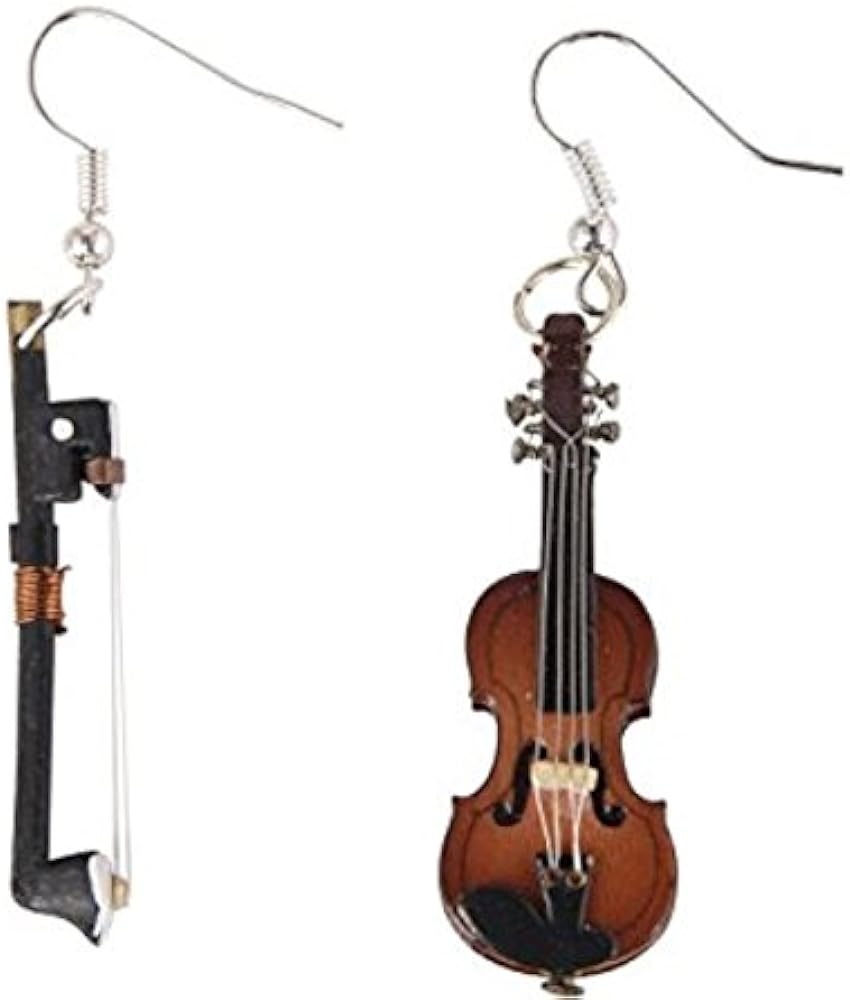 Violin Earrings