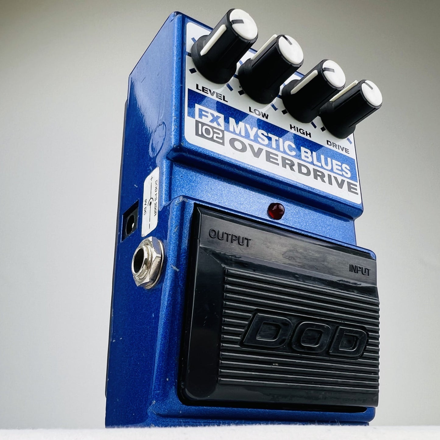 DOD FX 102 Mystic Blues overdrive pedal