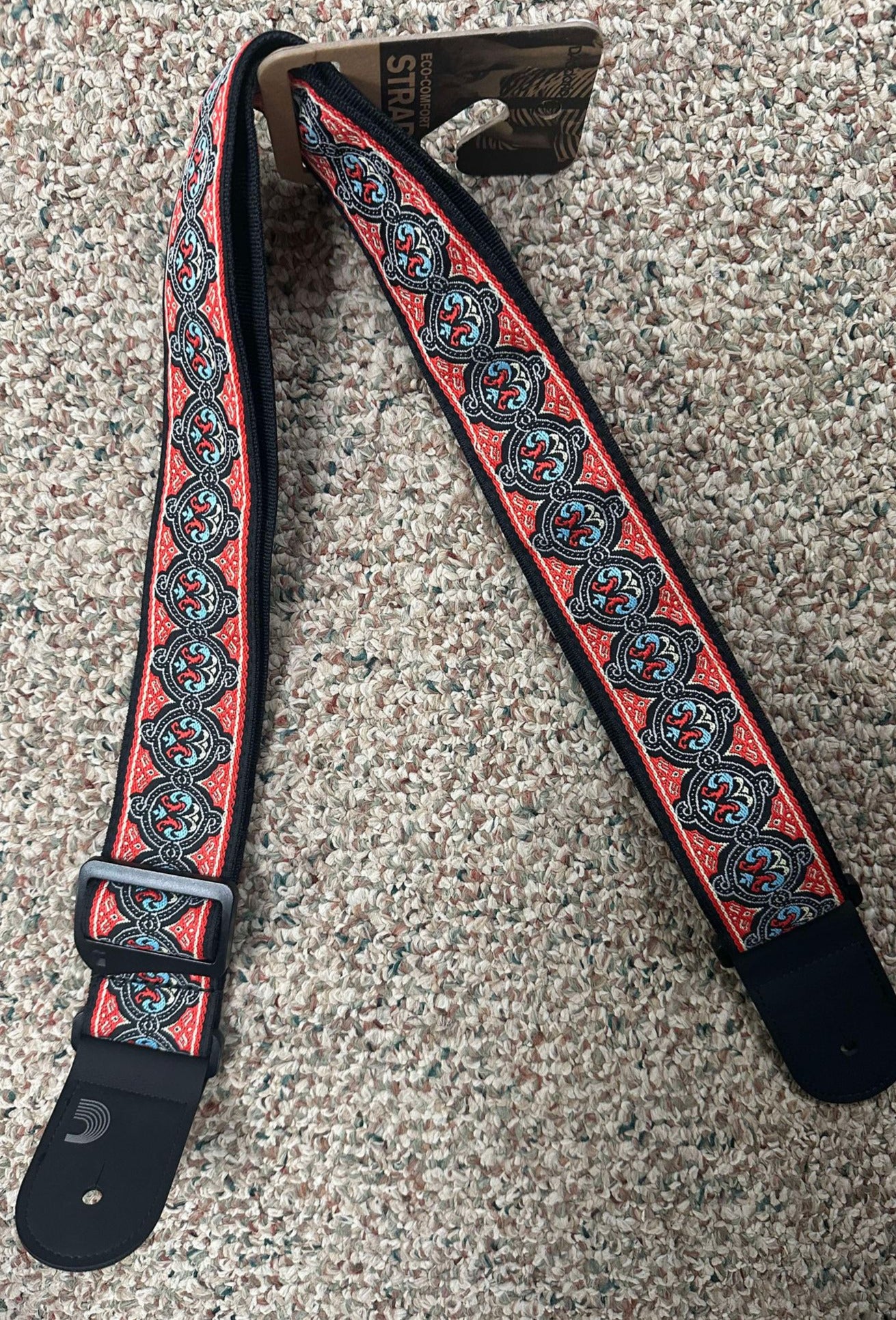 D'Addario 50mm Guitar Strap Rec Woven Or