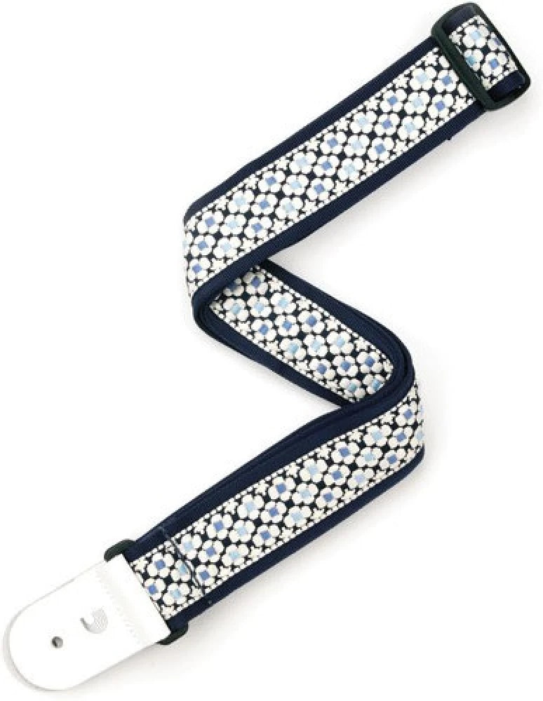 50mm Blue/White Woven Strap