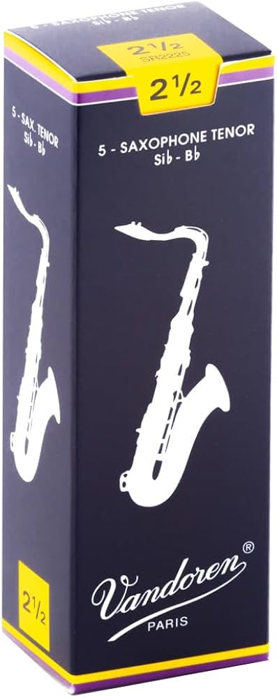 Vandoren Tenor Sax Bb Reeds 2.5 Single