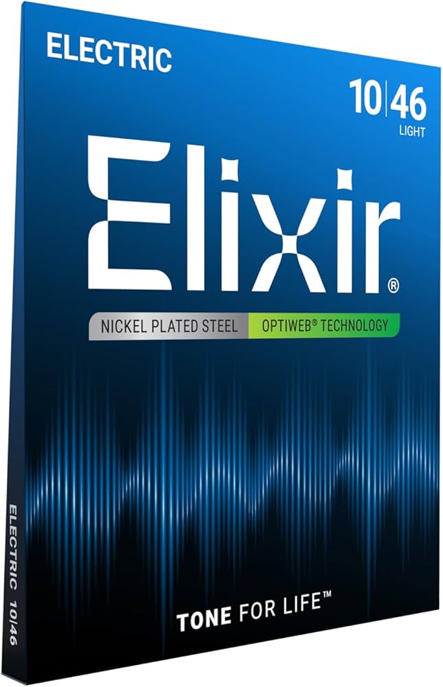 Elixir Electric Guitar Optiweb Light Strings 10-46