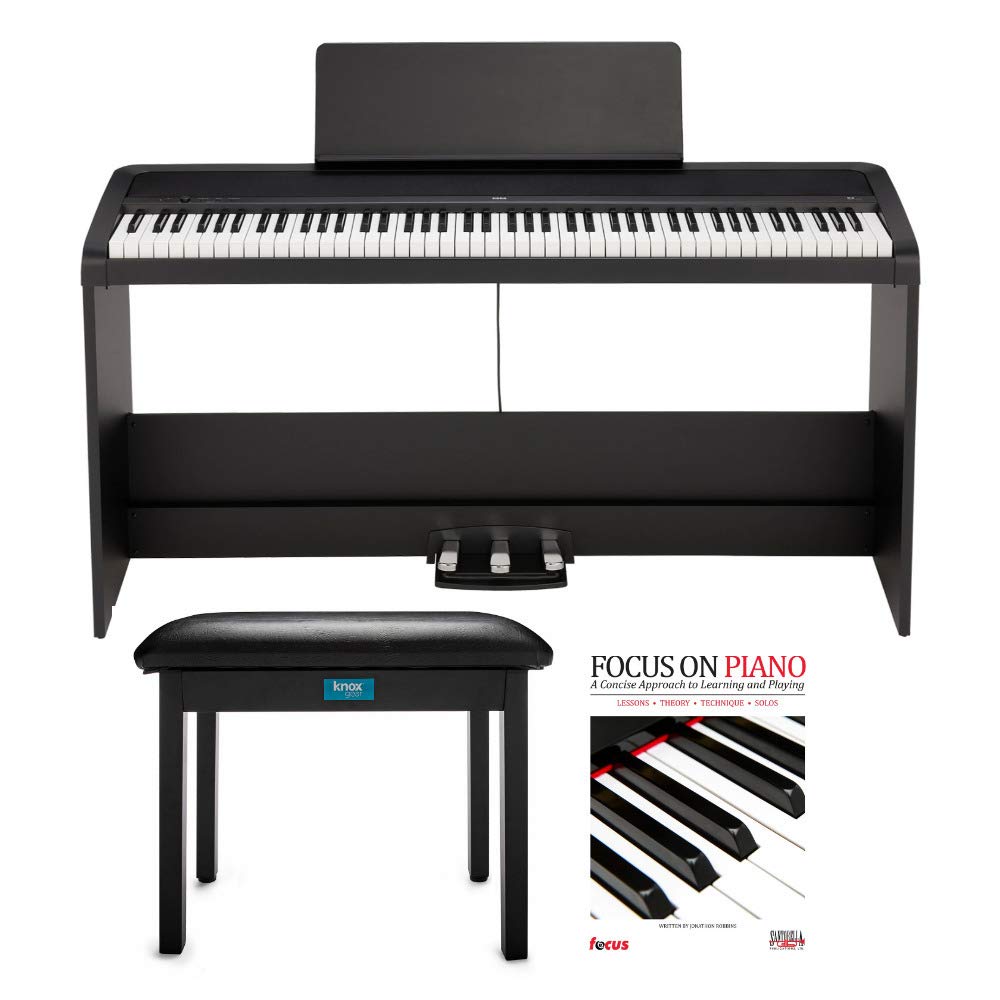 Korg B2 Piano, Stand, 3 pedals, bench