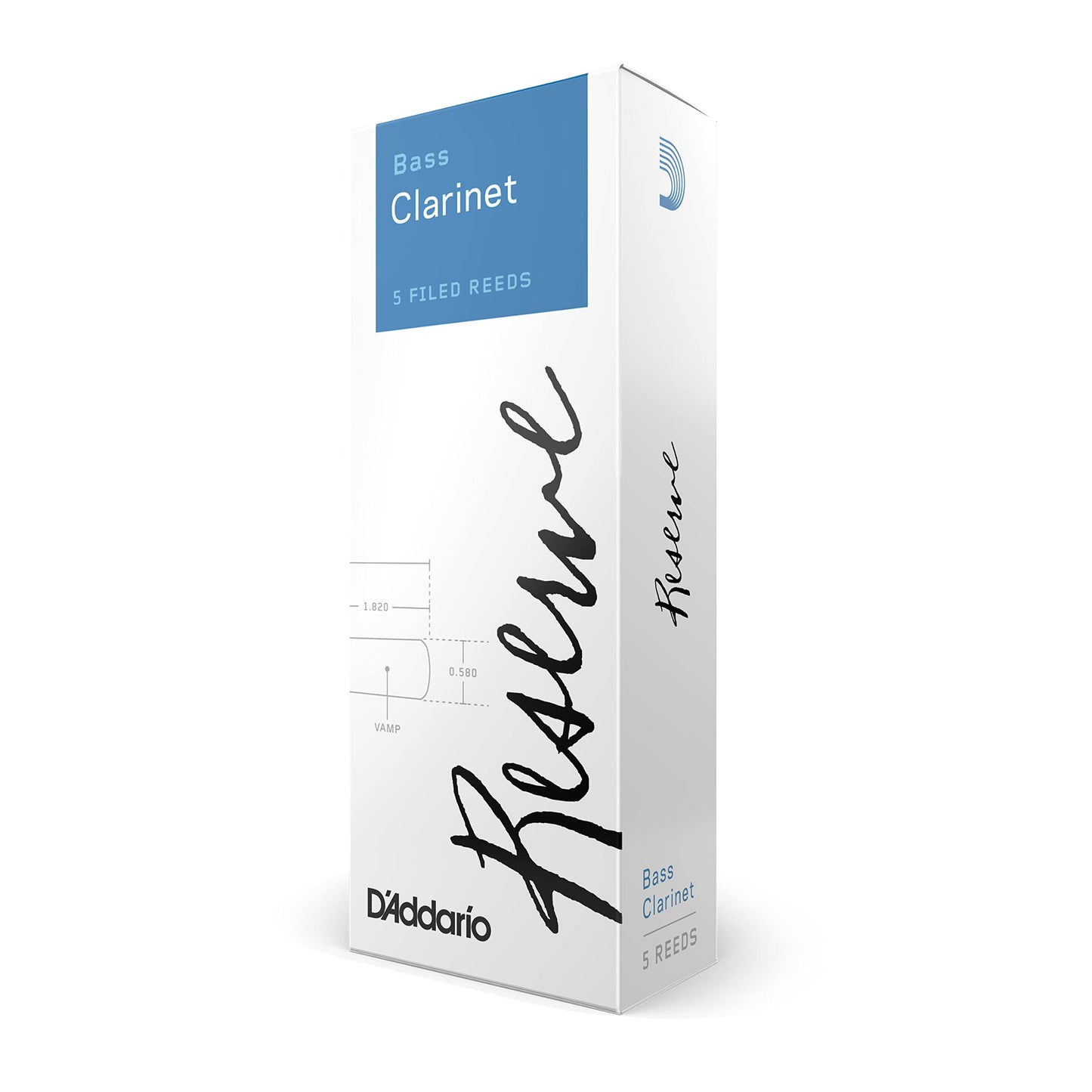 D'Addario Reserve Bass Clarinet Reeds 2.0 (Single)