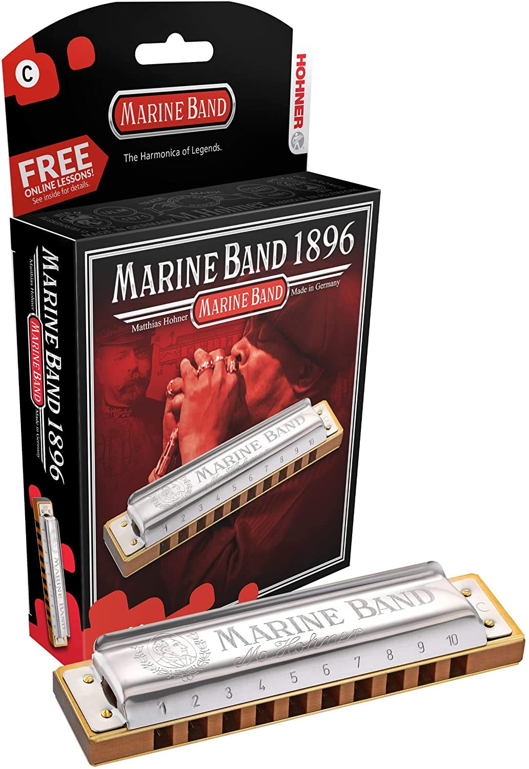 Marine Band Harmonica Bb