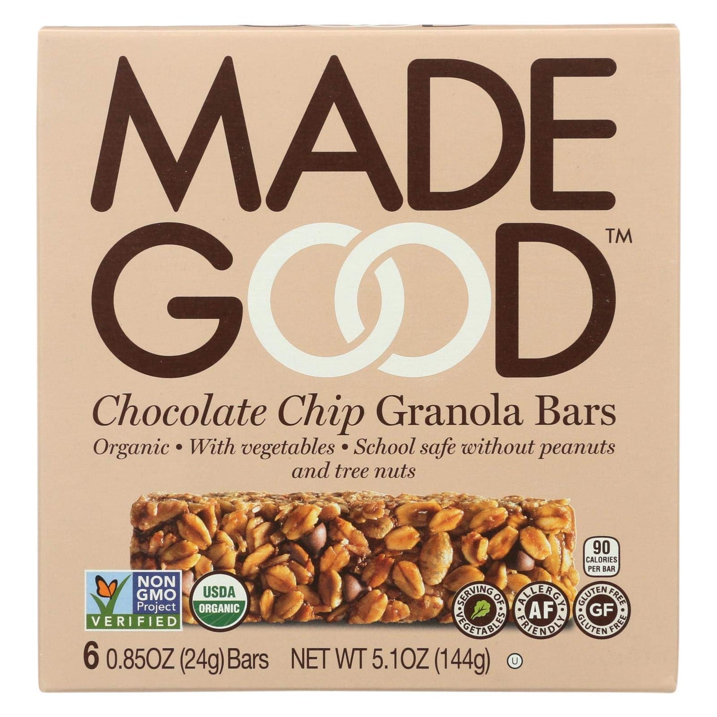 Made Good chocolate chip granola bar