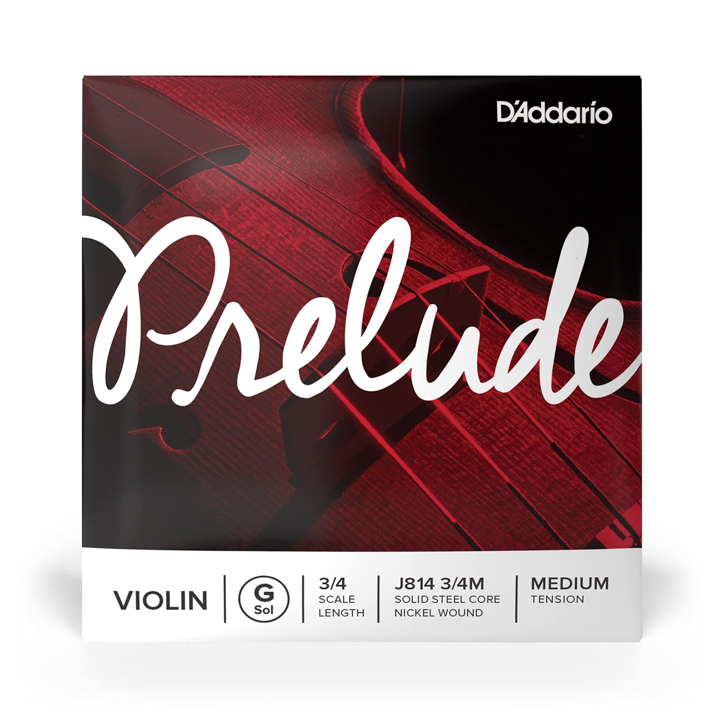 D'Addario Prelude Violin Strings 3/4 size