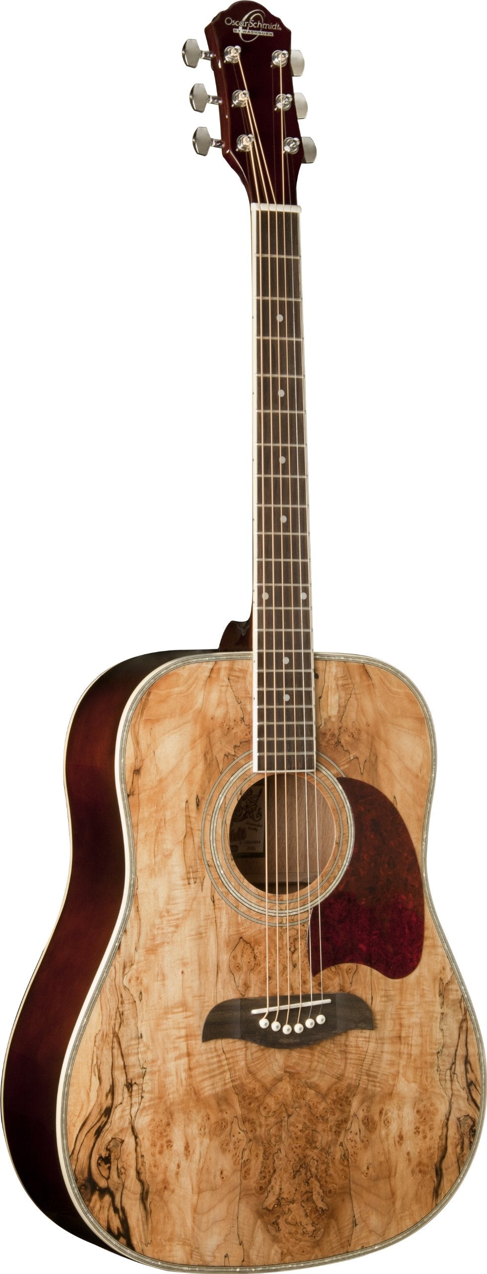 Oscar Schmidt Dread Spalted Maple Guitar