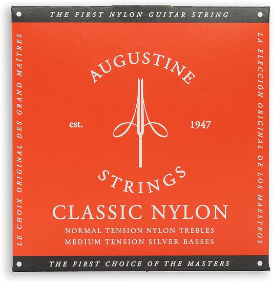Augustine Classic Red/ Medium Tension Classical Guitar Strings  ARD