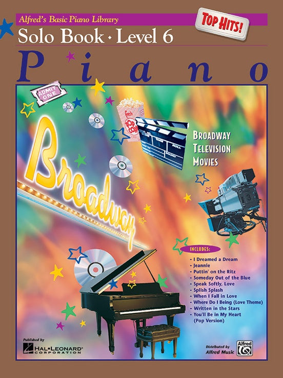 Alfred's Solo Book Level 6 Top Hits! Piano
