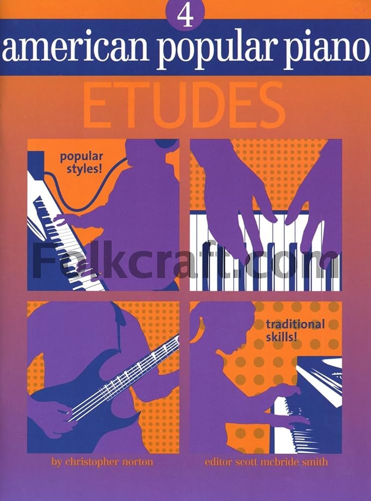 American Popular Piano Etudes - Book 4