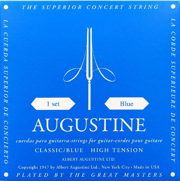 Augustine Classic/Blue High Tension Classical Guitar Strings