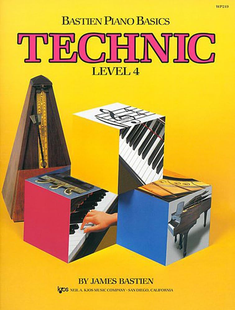 Bastien Piano Basics - Technic - Level 4