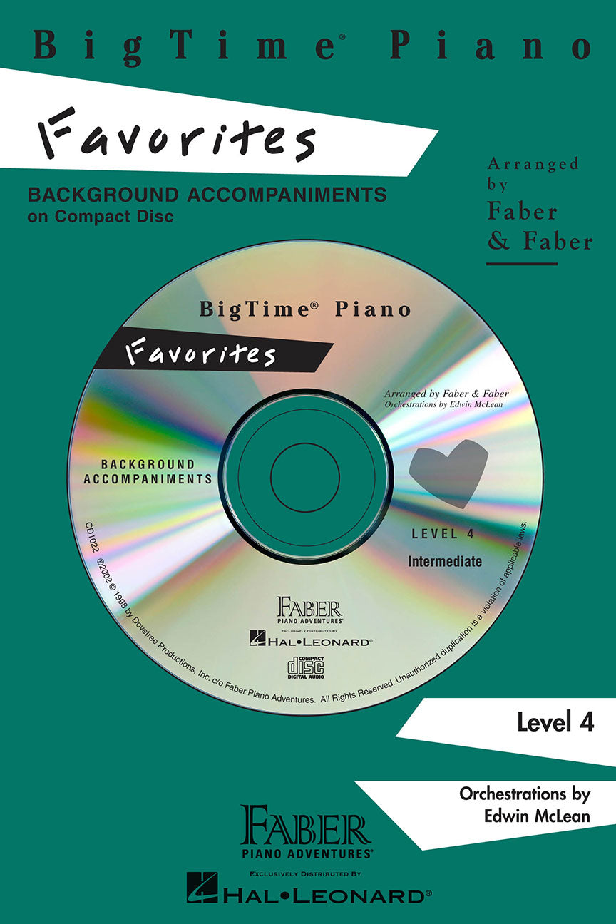 Big Time Piano Favorites CD