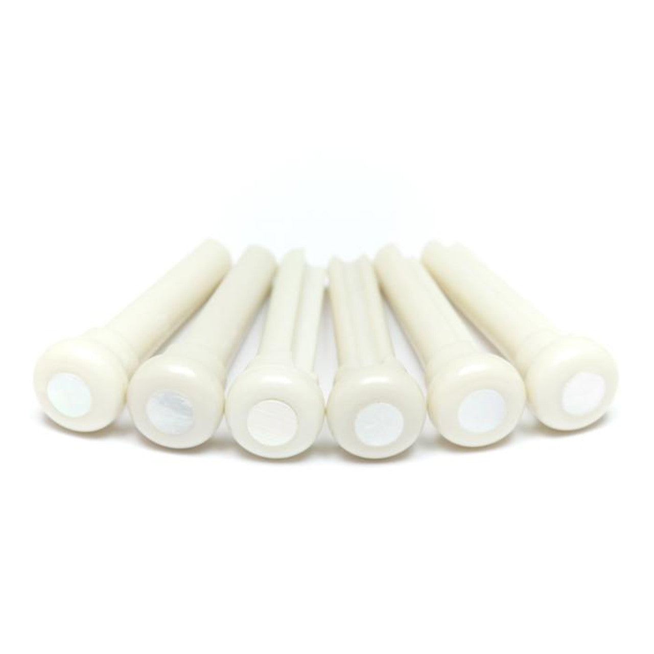 Bridge pins white w/pearl
