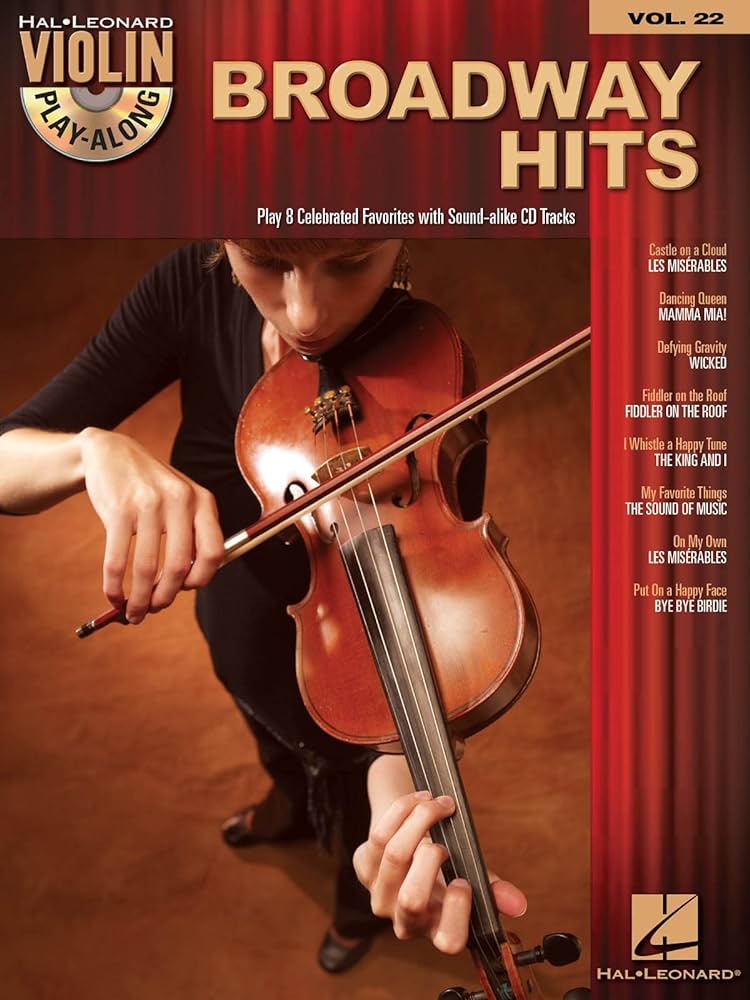 HL Broadway Hits Violin Play-Along Volume 22 (Book & CD)