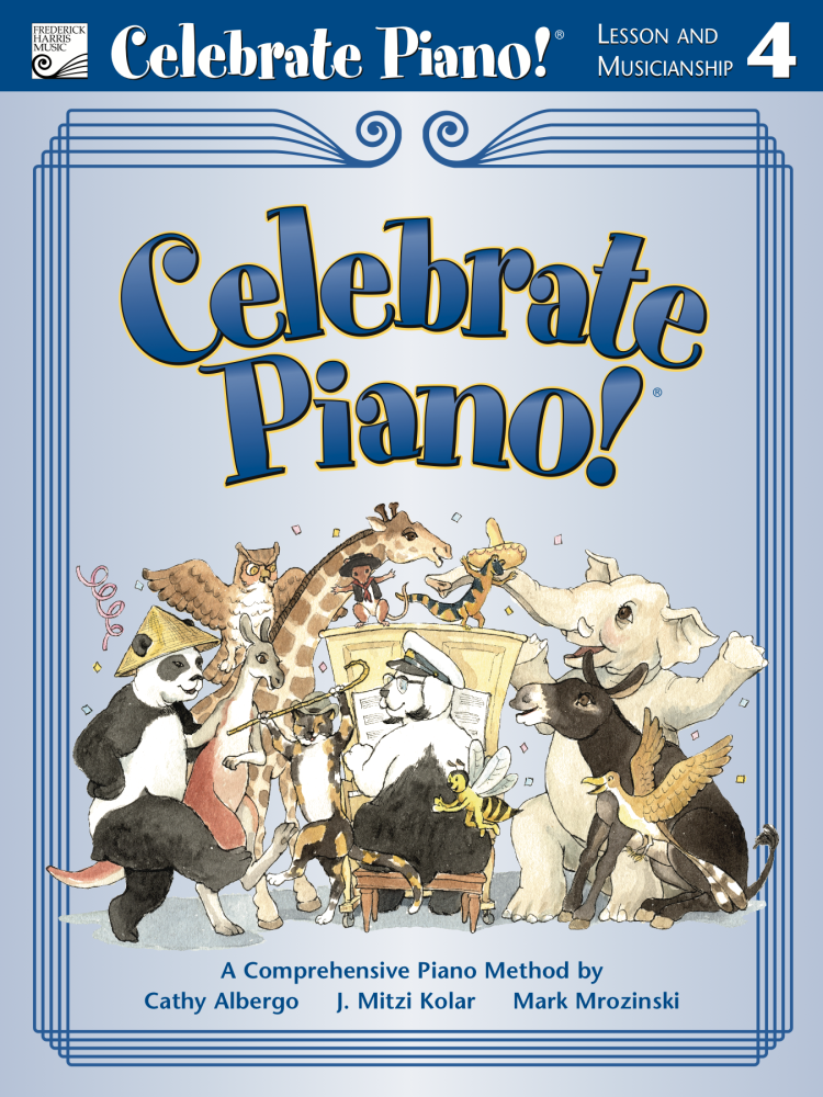 Celebrate Piano cd! - Lesson and Musicanship 4