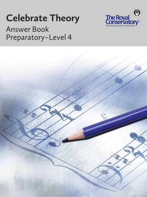 Celebrate Theory  Answer Book Prep 4