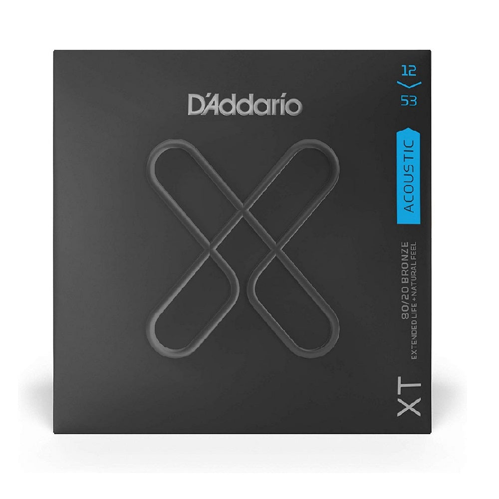 D'Addario Acoustic Guitar Strings XT 80/20 Bronze 12 Strings
