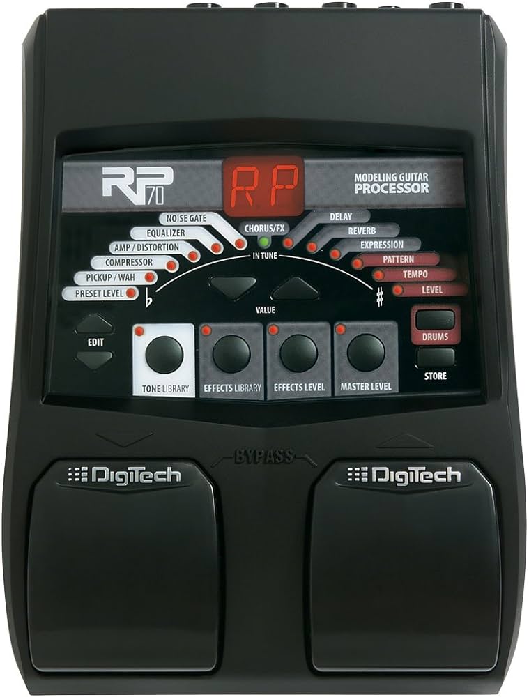 Digitech RP70 Modeling Guitar Processor