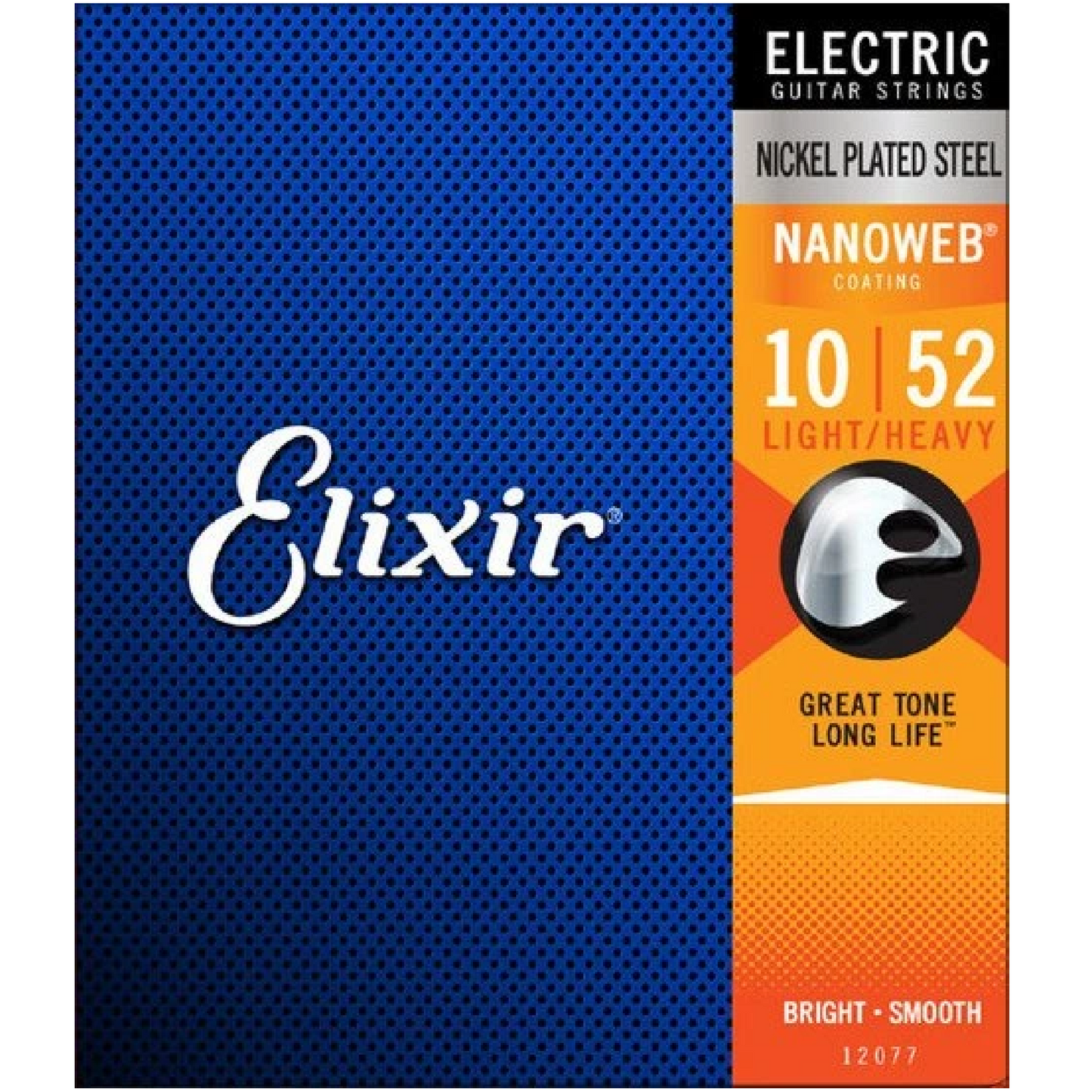 Elixir Nanoweb Light Heavy 10/52 Ele Guitar