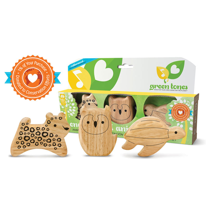 Wooden Animal Shakers