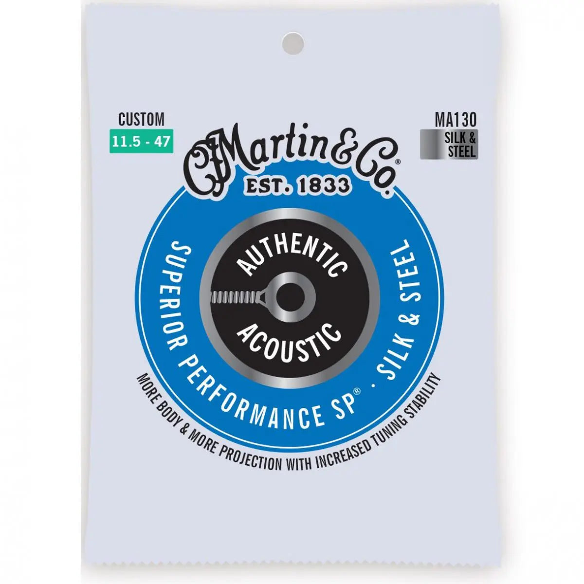 Martin & Co Acoustic Silk & Steel Guitar Strings 11.5 - 47
