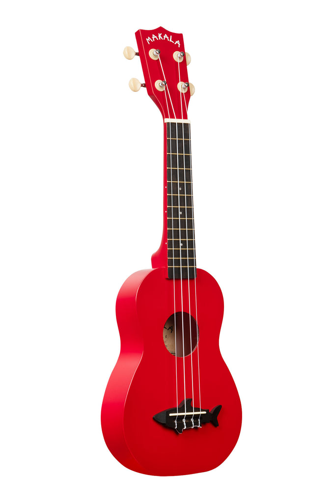 Makala Soprano Shark Ukulele red