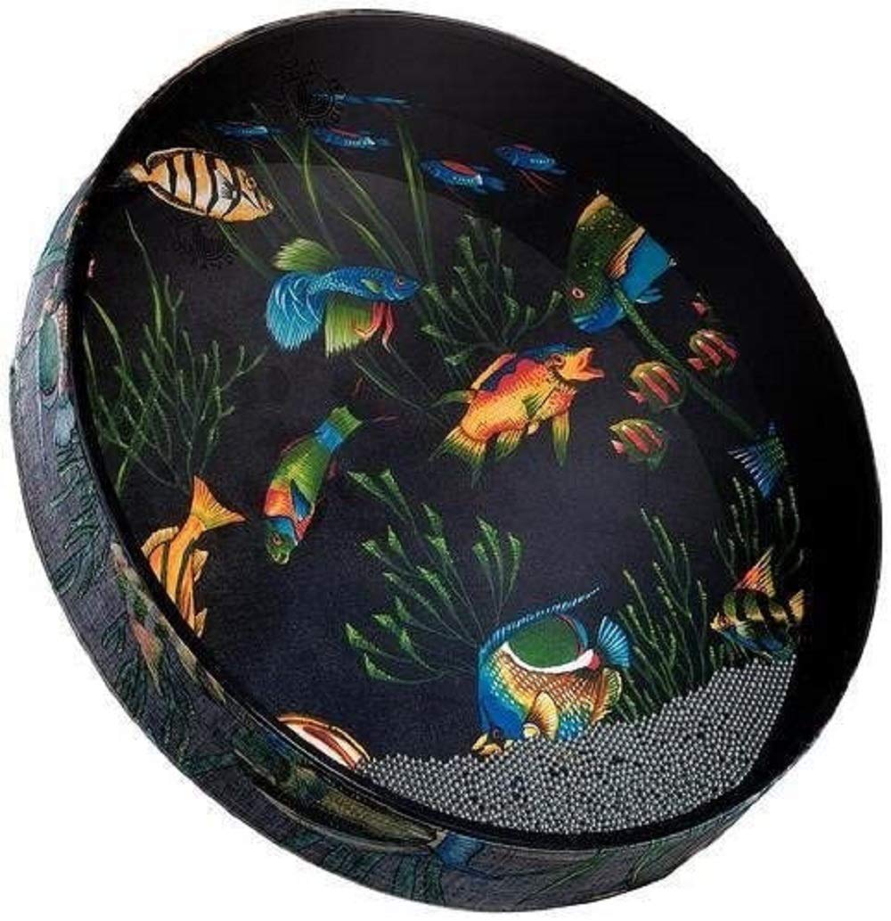 Ocean Drum 12" fish graphic