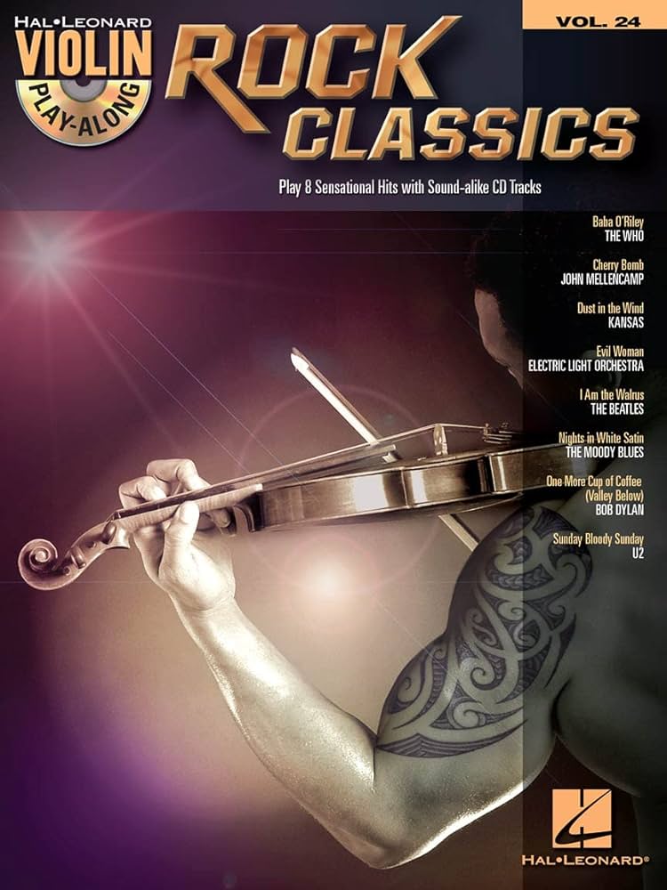 HL Rock Classics Violin Play-Along Volume 24 (Book & CD)