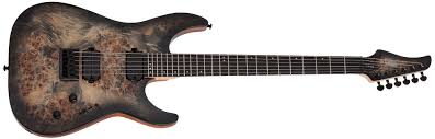 Schecter C-6 Plus Charcoal Burst