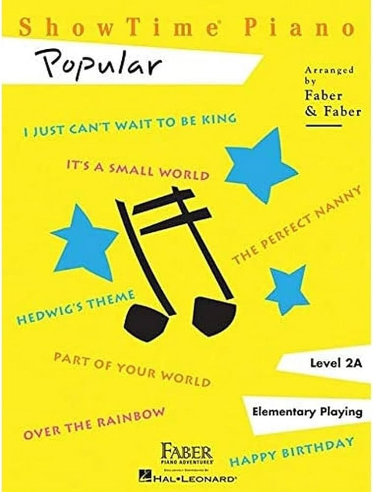 Show Time Piano Popular - Level 2A