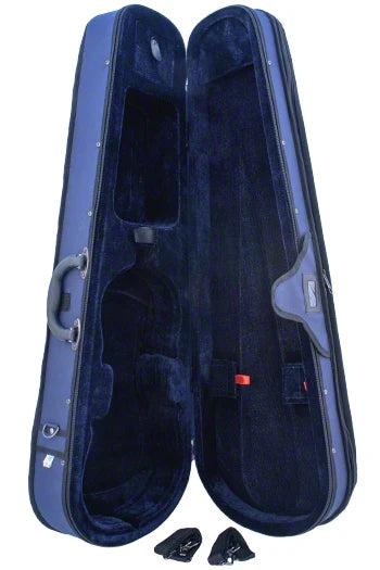 Hardsponge Nylon Violin Case Blue 1/2