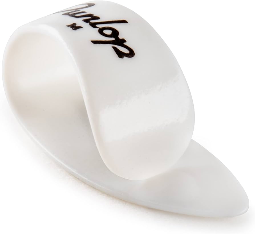Thumbpicks white plastic med