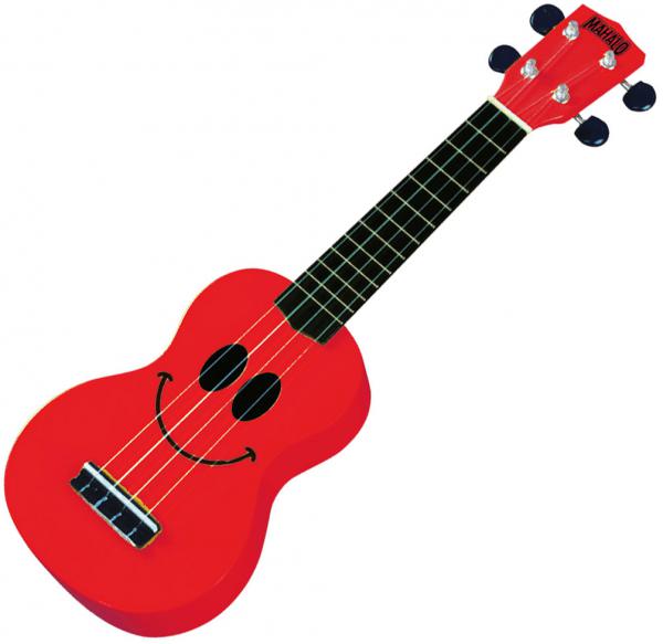 Ukulele Mahalo Red Smile