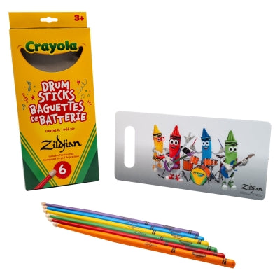 Crayola Drum Sticks and Practice Pad ZKIDS