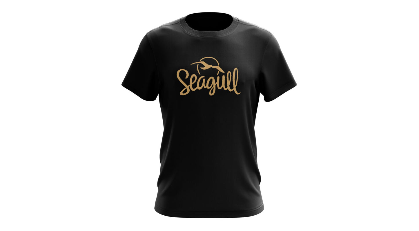 T-Shirt Gold Seagull Logo