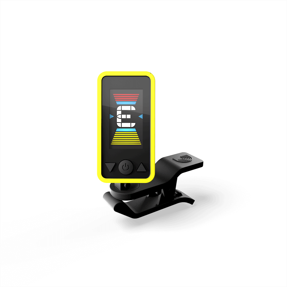 D'Addario Eclipse Tuner - Yellow PW-CT-17YL