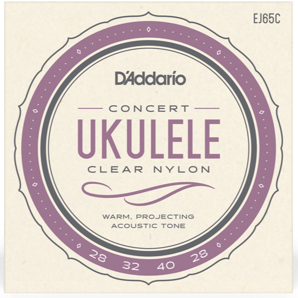D'Addario-Ukulele Strings Black Nylon Concert EJ53