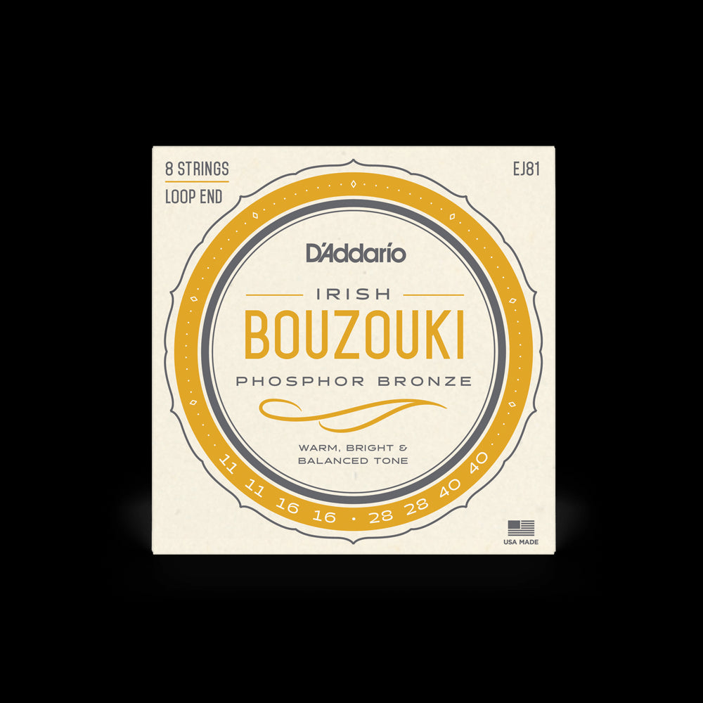 D'Addario 8 String Irish Bouzouki Phosphor Bronze