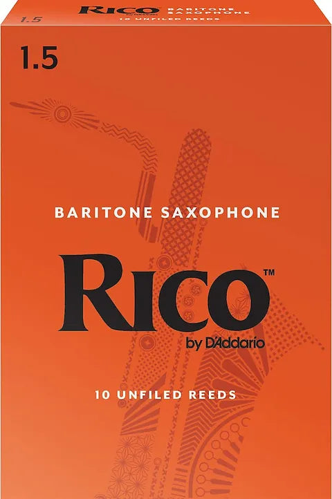 Rico baritone saxophone single reeds 1.5