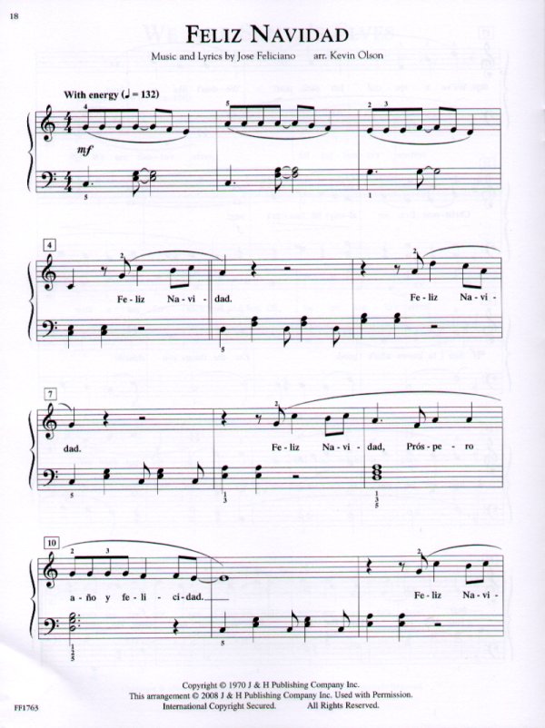 In recital (with popular Christmas music) book 3