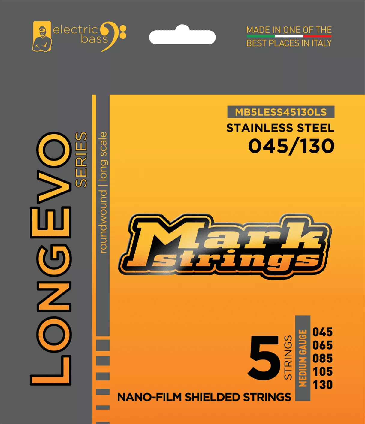 Mark Strings Longevo Series Electric Bass 5 Strings 045/130 MB5LESS45130LS