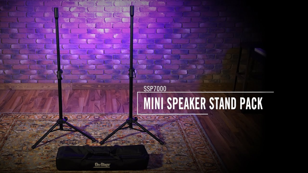 On-Stage Mini Speaker Stand Pack