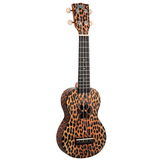 Mahalo Ukulele Cheetah with bag MA1CH